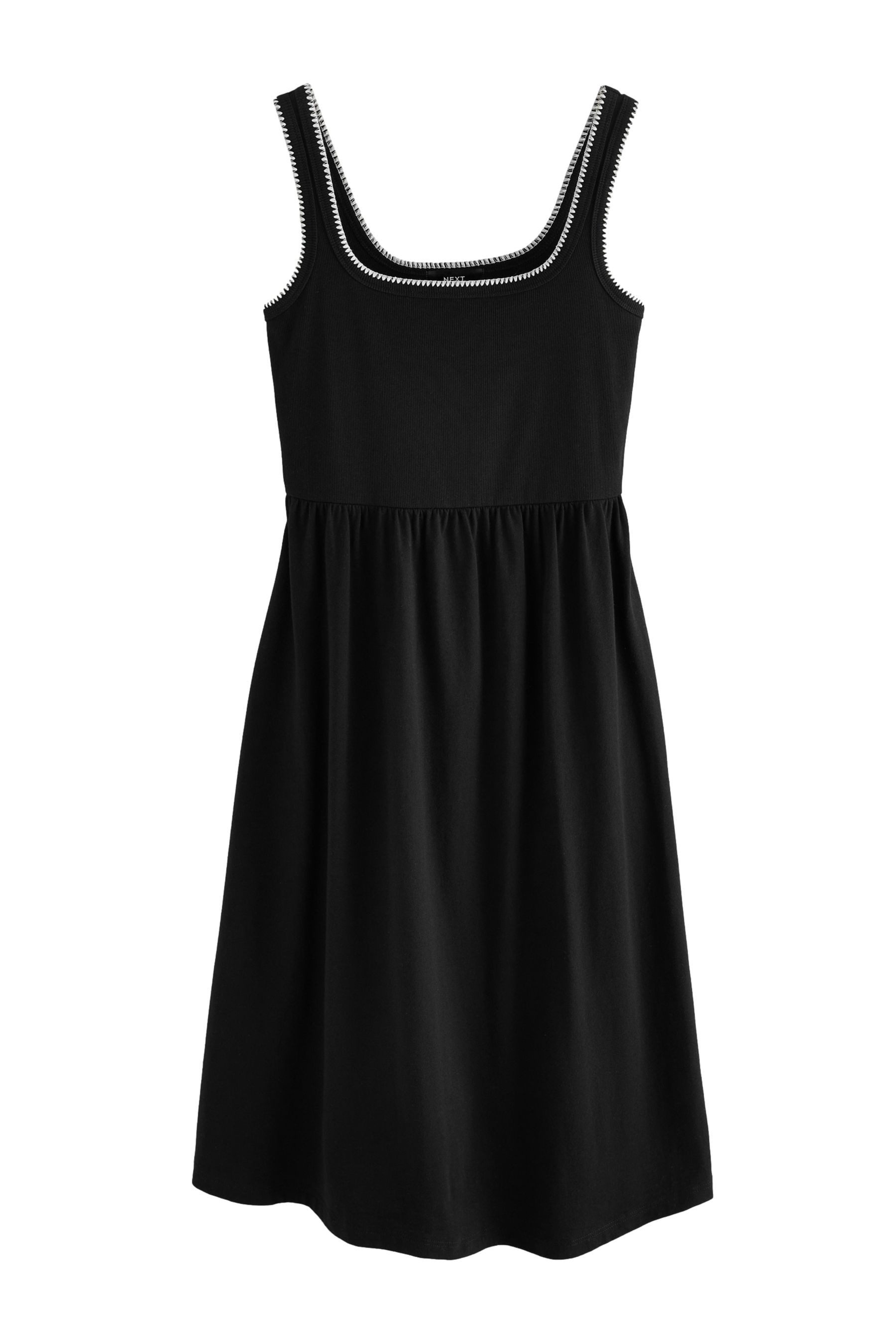 Next Midikleid Midi-Sommerkleid aus Baumwolljersey (1-tlg) günstig online kaufen