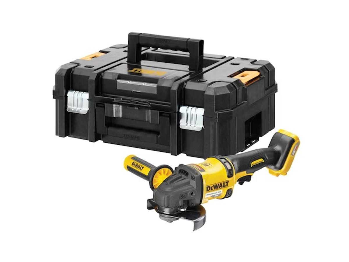 DeWalt Akku-Winkelschleifer Flexvolt 230mm, 54V, Basis, (Basisversion), ohne Akku und Ladegerät, Schieben-Ø 230 mm, inkl. Transportkoffer