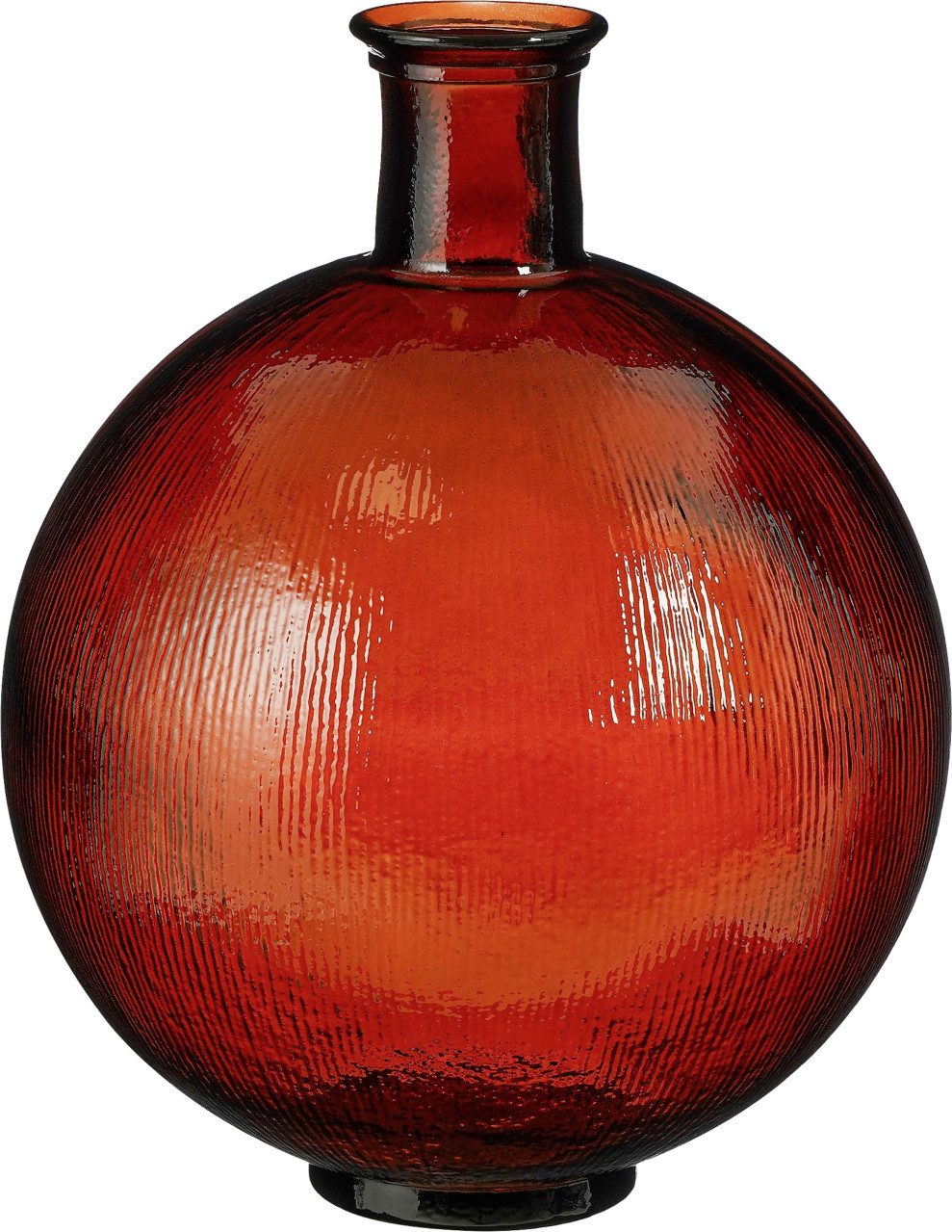 Mica Decorations Dekofigur Mica Flasche Firenza dunkelbraun Recyeltes Glas Ø