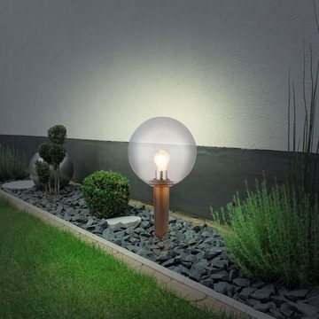 etc-shop Sockelleuchten, Leuchtmittel nicht inklusive, Außenleuchte Stehlampe Gartenleuchte Sockelleuchte