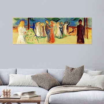 Posterlounge Wandfolie Edvard Munch, Tanz am Strand, Malerei