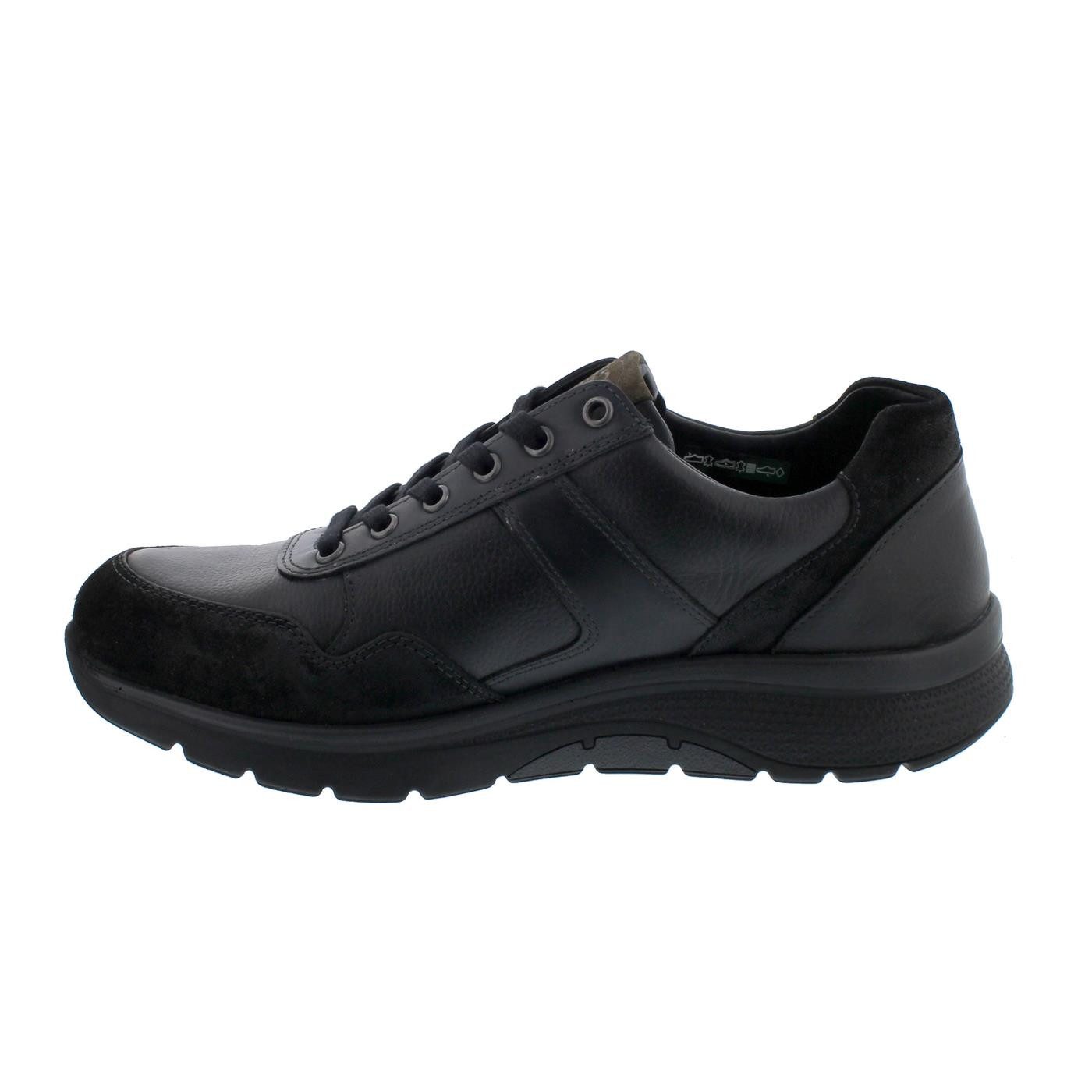 sano Sano Amory, Herrenhalbschuh, Easy-Walking Technologie, Velours- / Glat Schnürschuh