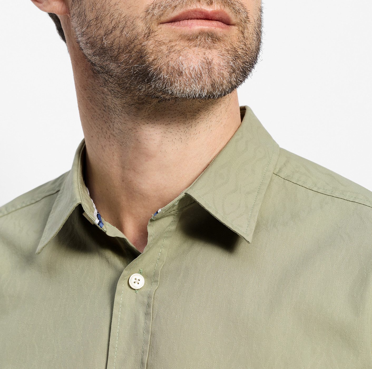 OLYMP Kurzarmhemd Casual Freizeithemd, regular fit, Kentkragen