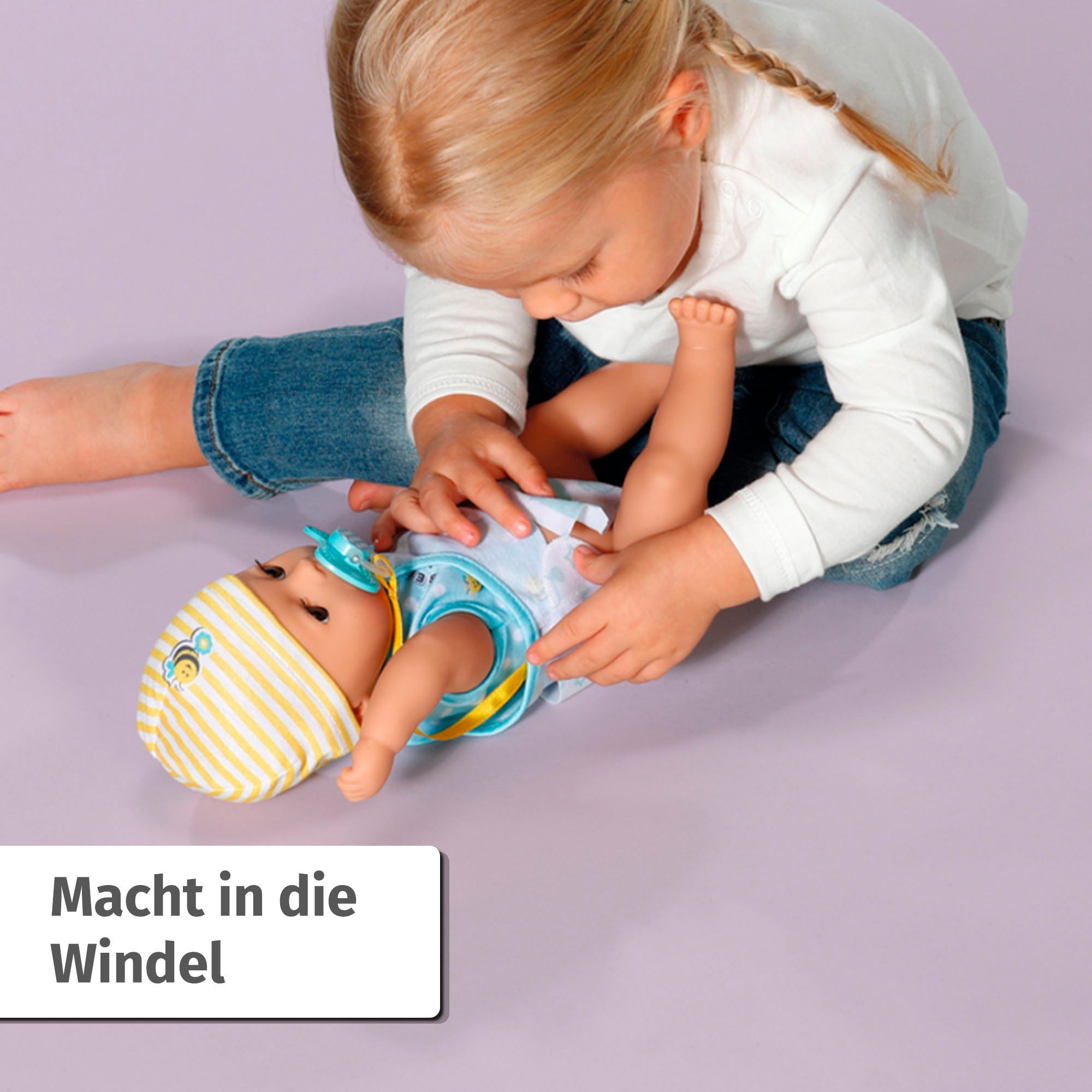 Baby Born Babypuppe Little Baby Boy 36 cm, mit 7 Funktionen