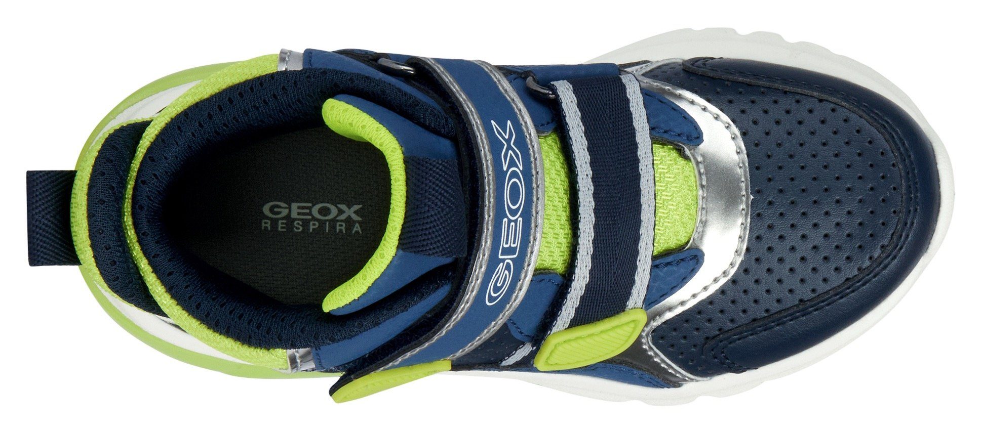 mit J Klettverschluss Geox CIBERDRON BOY Sneaker Blinkschuh