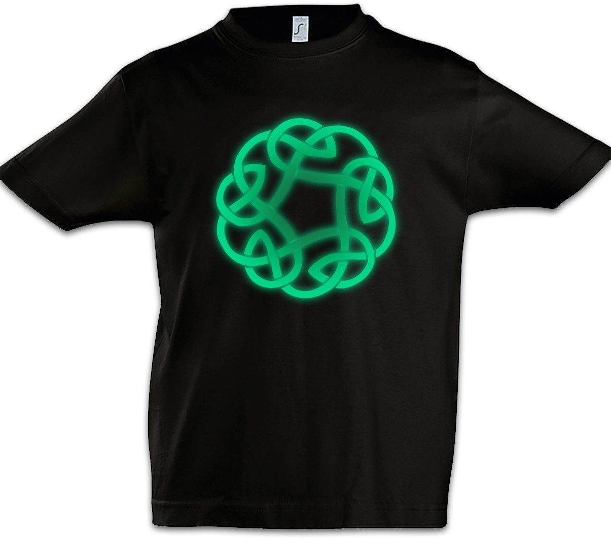 Print-Shirt Celtic Knot Logo Sign III Kinder T-Shirt Kelten Tribal Knoten Keltisch