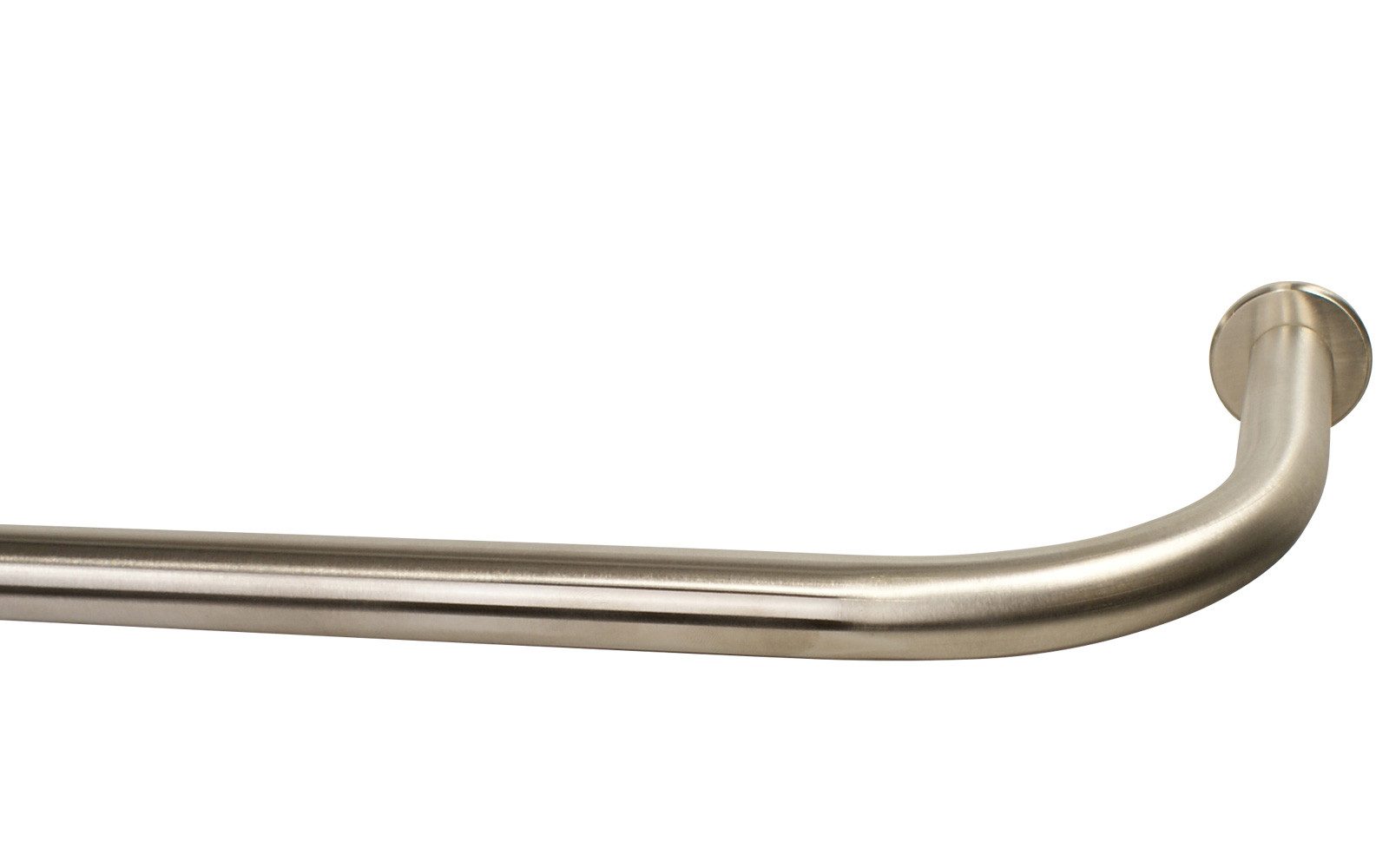 iso-design Gardinenstange Edelstahl 20 mm Set mit Retourenbogen, Vorhangsta günstig online kaufen