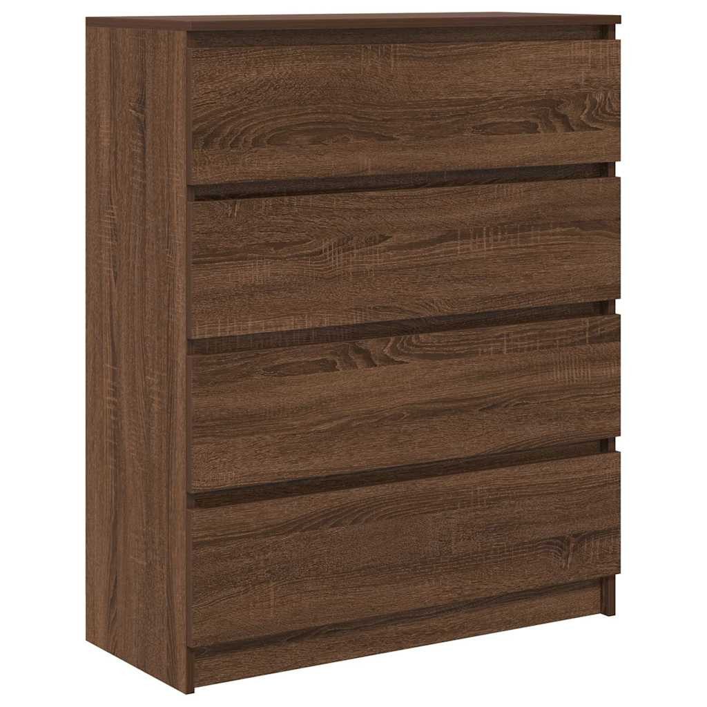 vidaXL Sideboard Sideboard Braun Eichen-Optik 80x35x99 günstig online kaufen