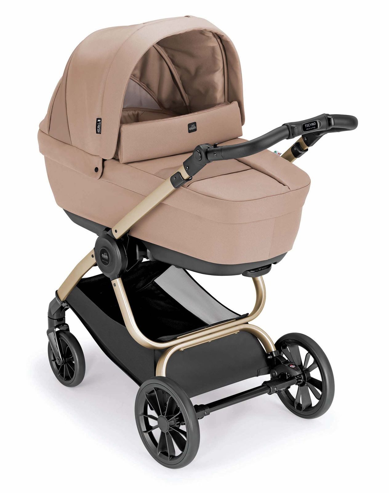 Kombi-Kinderwagen CAM Kombi Techno Babila 3in1, klappbar