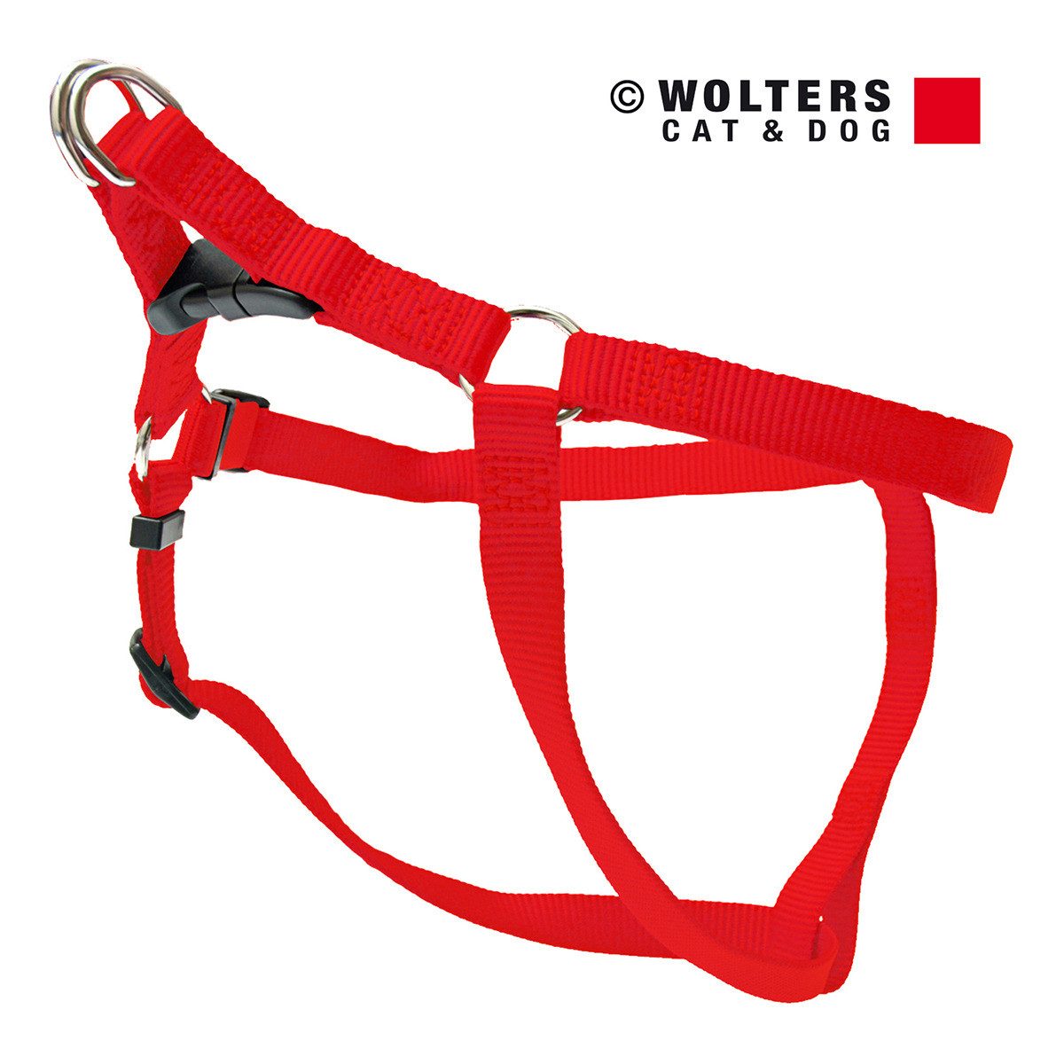 Wolters Hunde-Geschirr Geschirr Basic One Touch rot