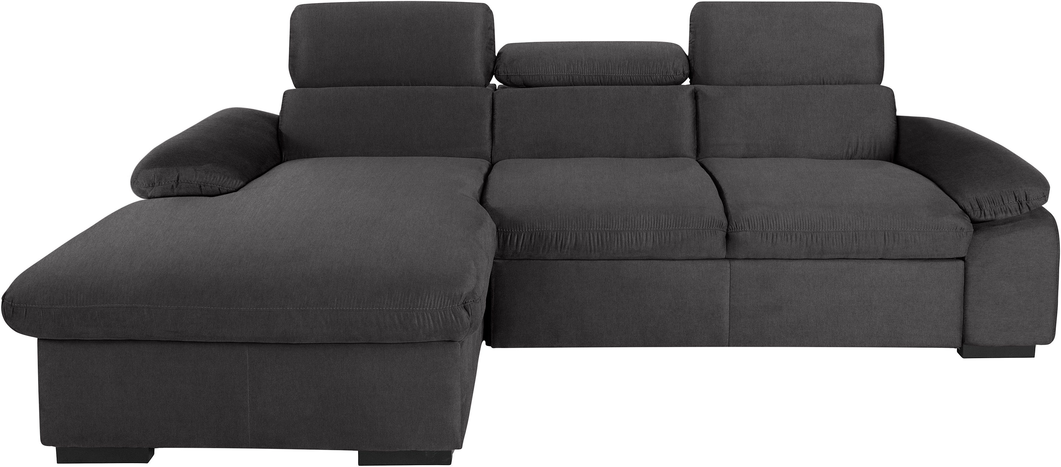 COTTA Ecksofa "Lola L-Form mit Kopfteilfunktion & Hocker", (Set, mit Hocker günstig online kaufen