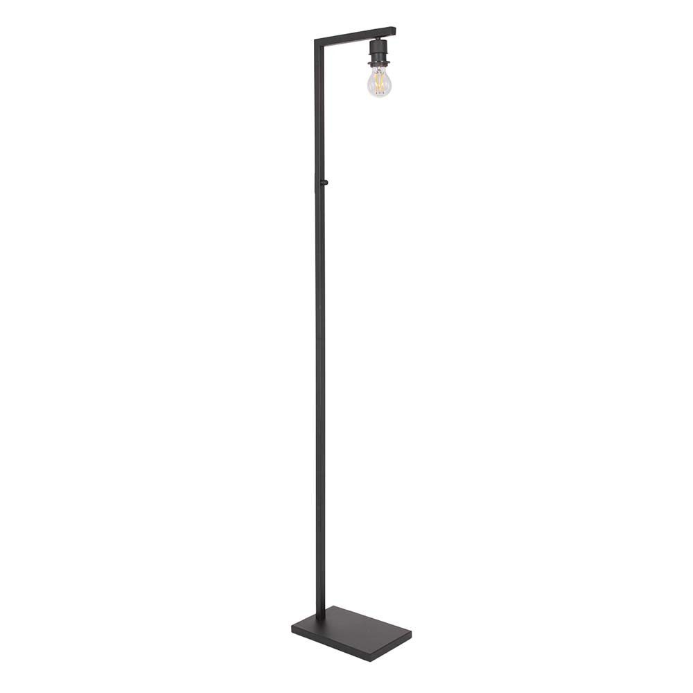 Steinhauer LIGHTING Stehlampe, Leuchtmittel nicht inklusive, Stehleuchte Wohnzimmerleuchte Standlampe E27 Textil beige schwarz