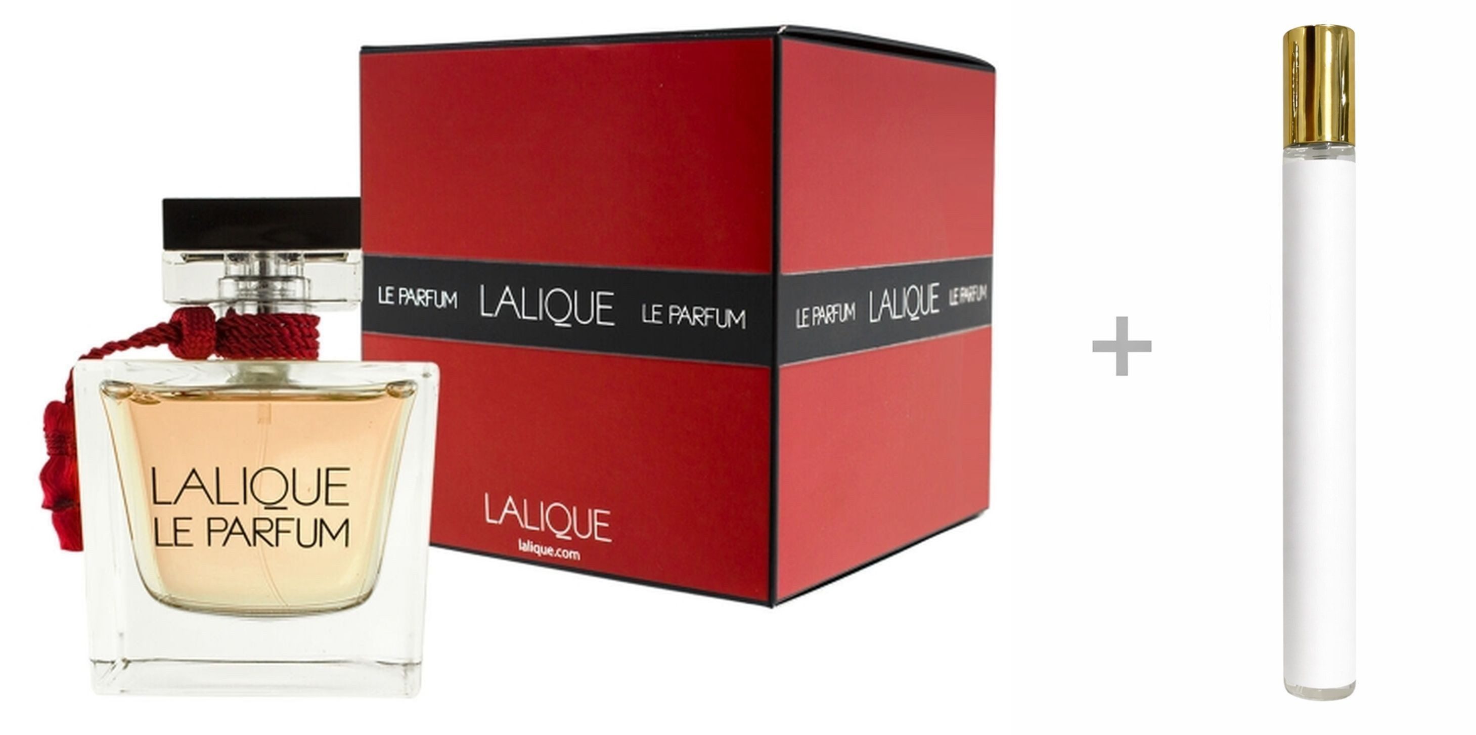 Lalique Duft-Set Le Parfum Eau de Parfum (EDP) Damen Spray, Würzig-orientalischer Duft mit Bergamotte, Jasmin und Rosa Pfeffer