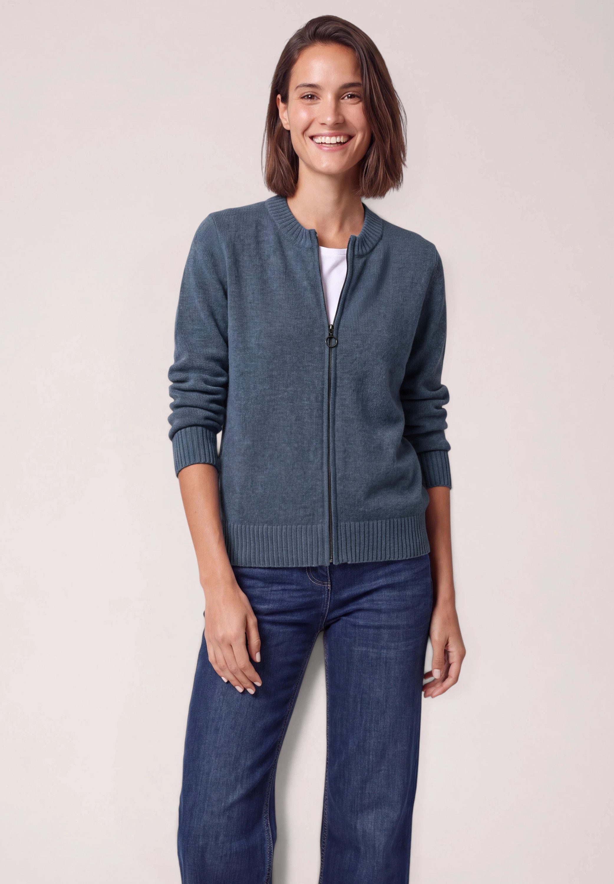 CECIL Cardigan aus Feinstrick