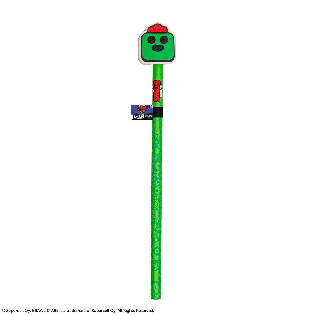 Cinereplicas Bleistift Brawl Stars Bleistift mit Radiergummi Spike - Grün