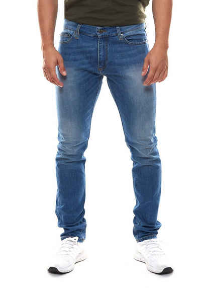 roberto cavalli Regular-fit-Jeans »roberto cavalli Man Woven Stretch-Jeans schmal geschnittene Herren 5-Pocket-Hose Freizeit-Hose Hellblau«