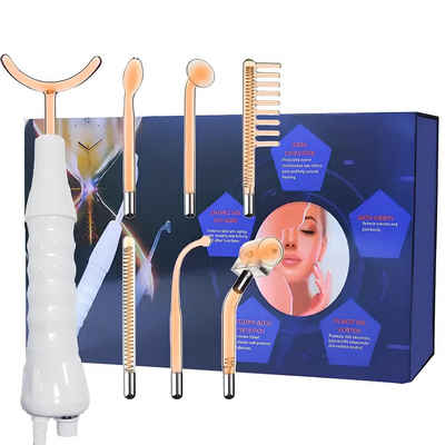 COOL-i ® Kosmetikbehandlungsgerät, Hochfrequenz-Gesichtsmaschine mit 7St Neonlampenröhren (Orange-Rot)