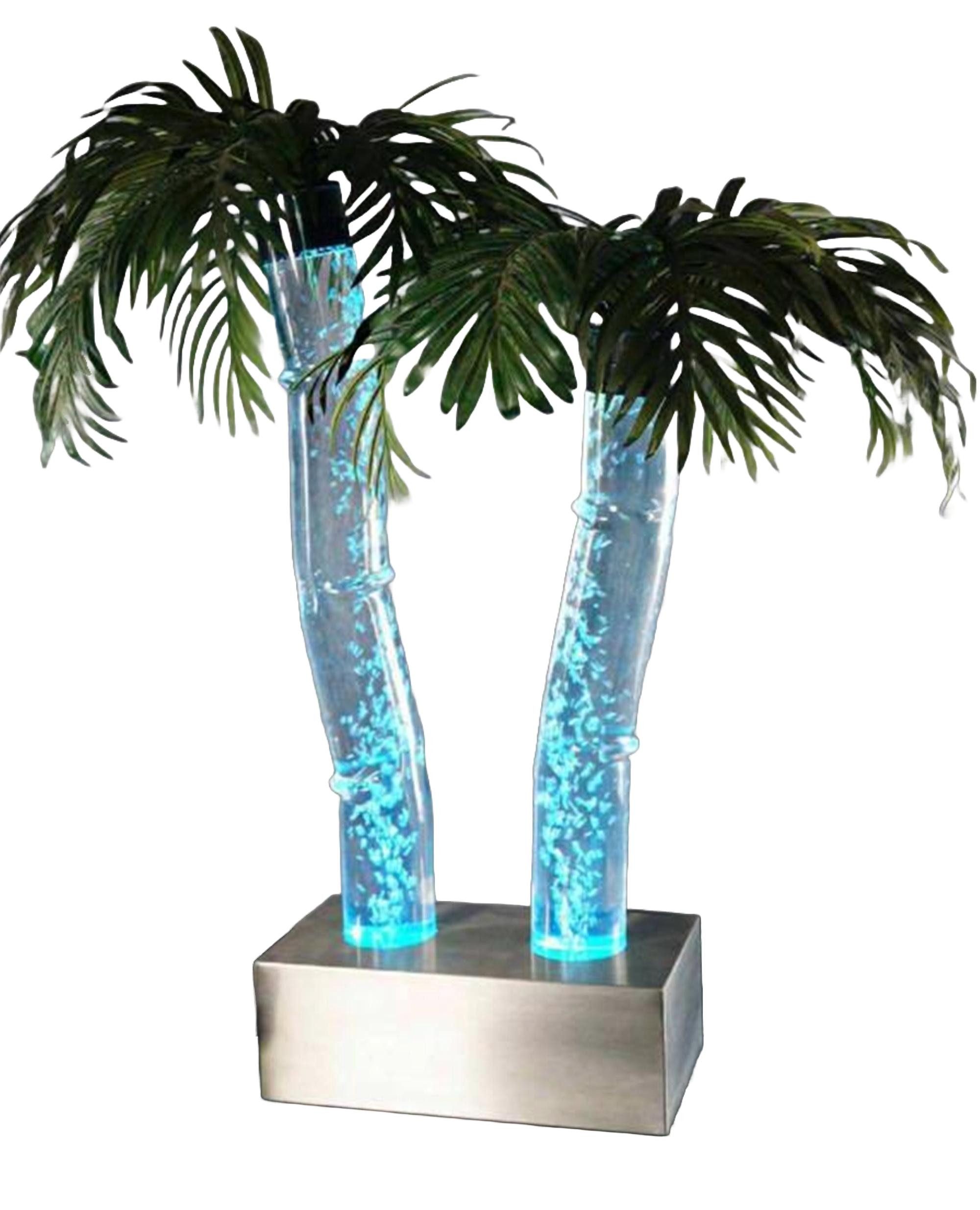 LED Dekoobjekt Led Wasser Säulen Palme Kunstpflanze Pflanze Wassersäulen Säulen neu