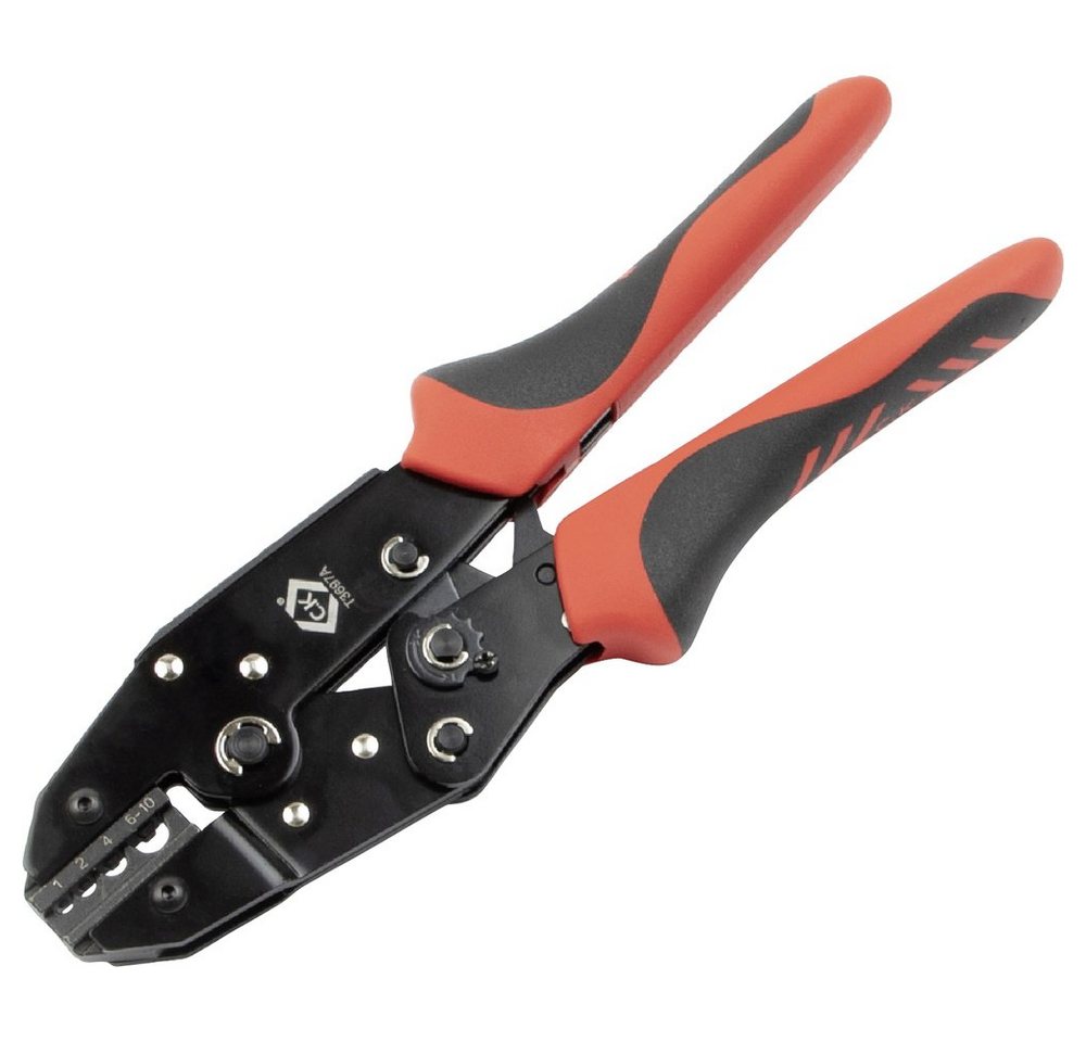 Thumbnail - C.K Crimpzange C.K T3697A Crimpzange Unisolierte Kabelverbinder 1 bis 10 mm²