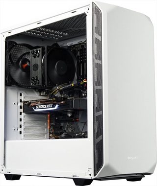 Kiebel Silent Multimedia Business-PC (AMD Ryzen 5 AMD Ryzen 5 5600G, Radeon Vega, 16 GB RAM, 1000 GB SSD, Luftkühlung)