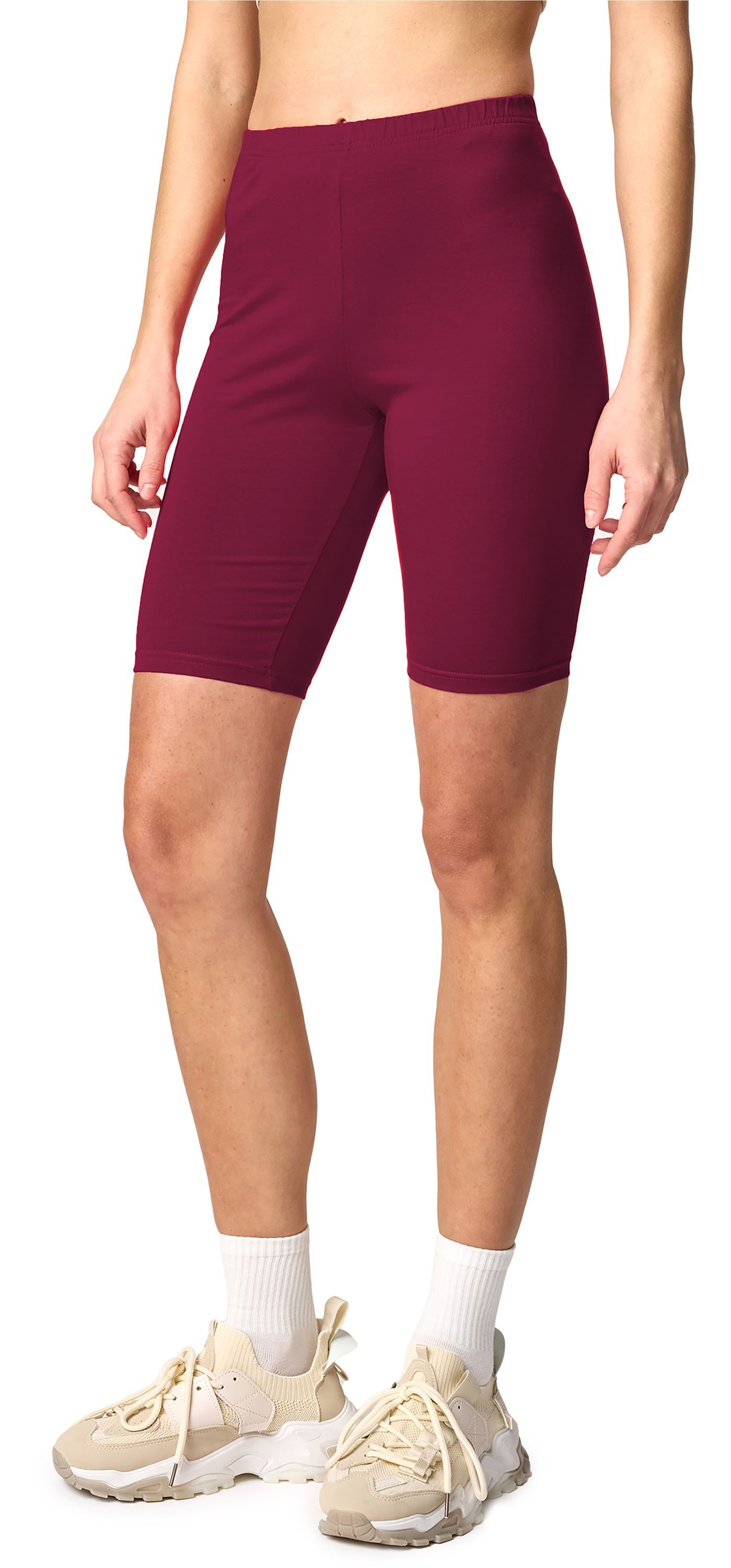 Leggings Damen Kurze Hose aus Baumwolle MS10-200