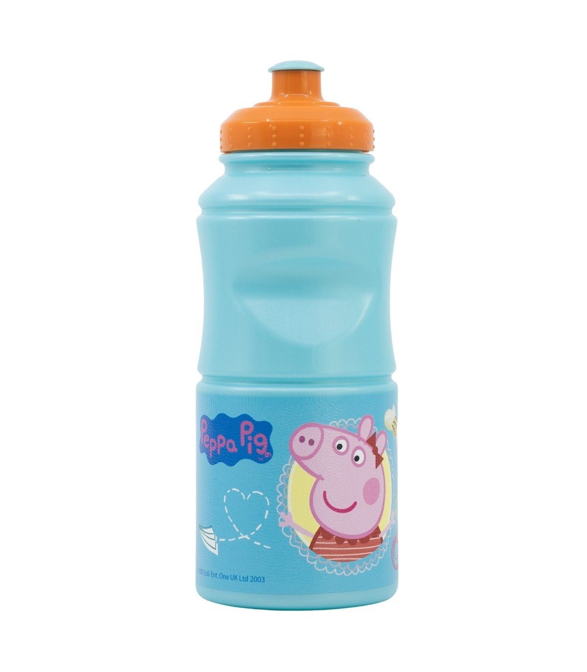 Peppa Pig Trinkflasche Kinder Wasserflasche 380 ml ergonomische Sportflasche Alltag