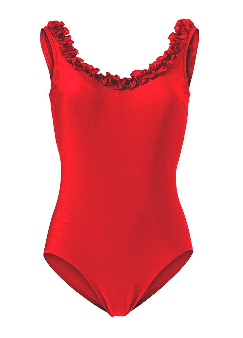 Heine Badeanzug »Heine Damen Optimizer-Badeanzug, rot« online kaufen | OTTO