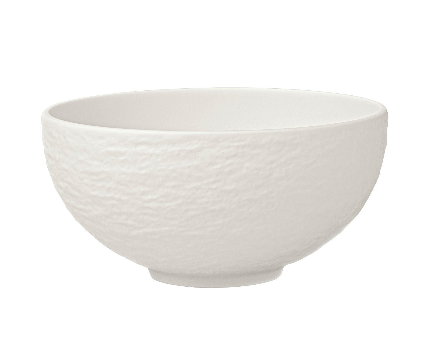 Villeroy & Boch Schale Manufacture Rock blanc Suppen Bol 0,3 l, Premium Porcelain, (Bowls)