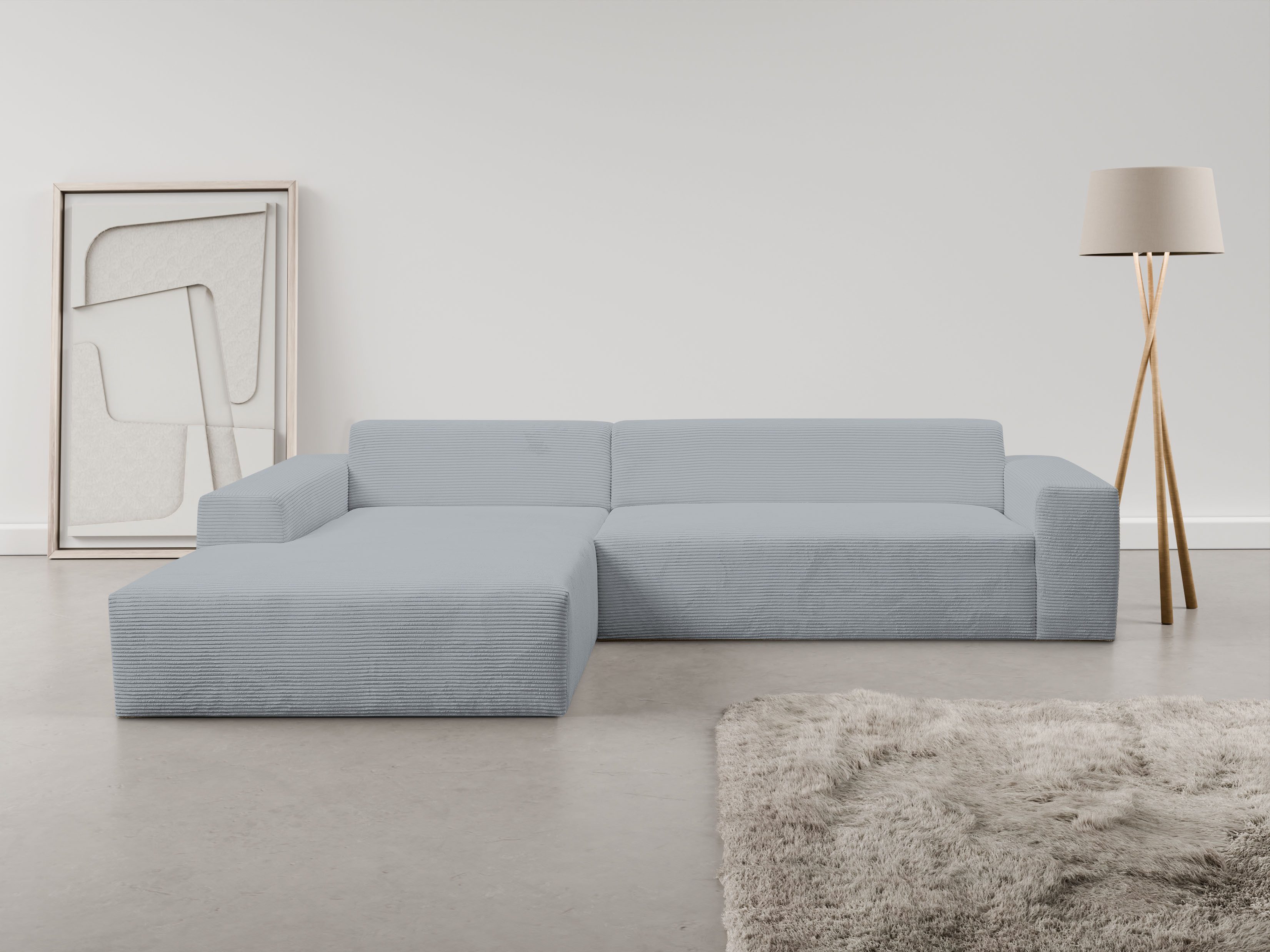 WERK2 Ecksofa Zeus-XL, Mega-Sofa mit großer Sitztiefe, Stellmaße 311cm x 21 günstig online kaufen
