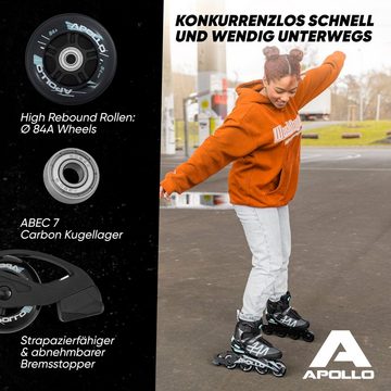 Apollo Inlineskates Fast Entry Inline Skates Inliner Air Flow X2, Inliner für Teenager, Damen und Herren