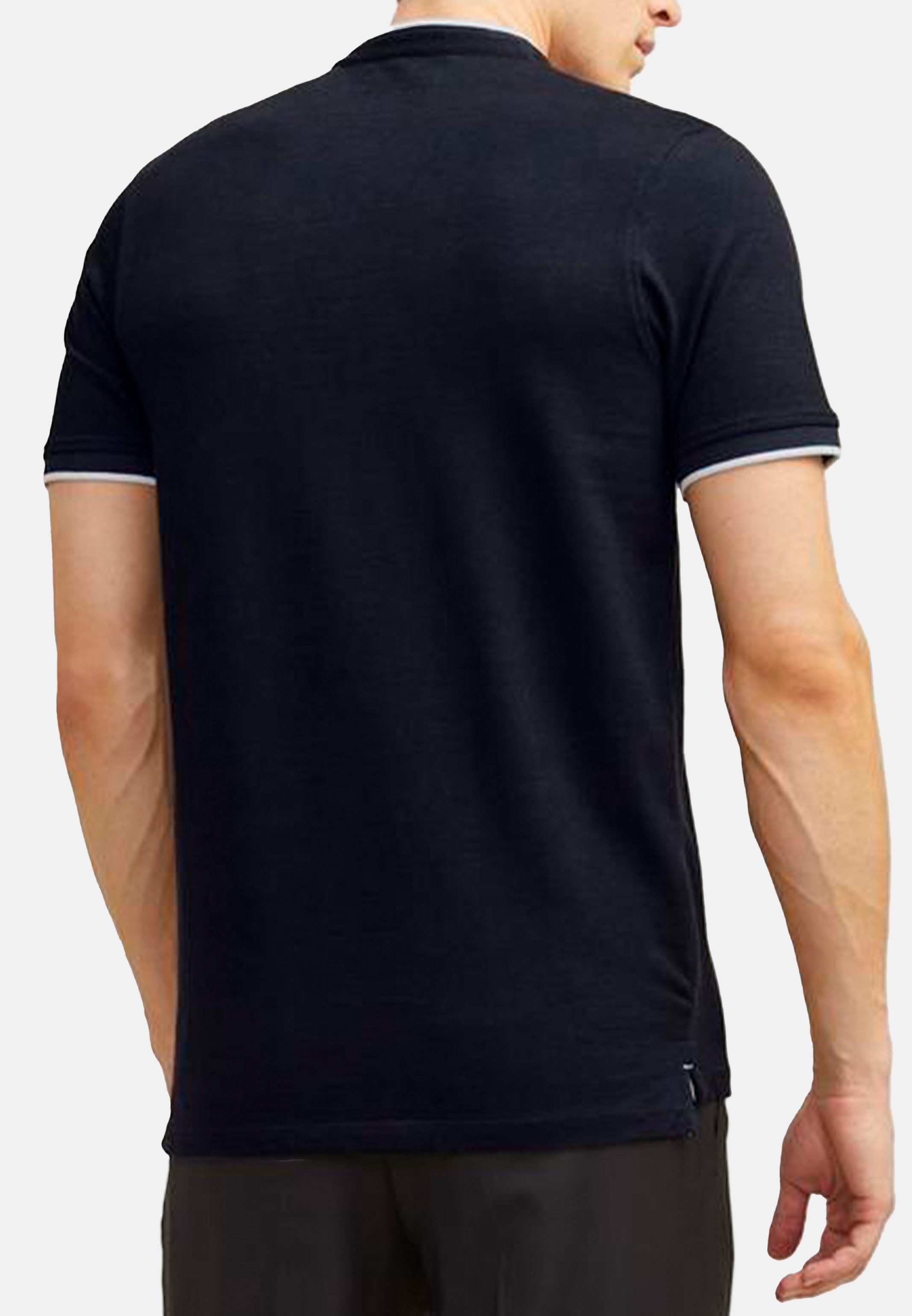 Jack & Jones Poloshirt 2er Pack Paulos Mao (Spar-Set, 2-tlg) Poloshirt - Baumwolle - Atmungsaktiv - Mit Knopfleiste