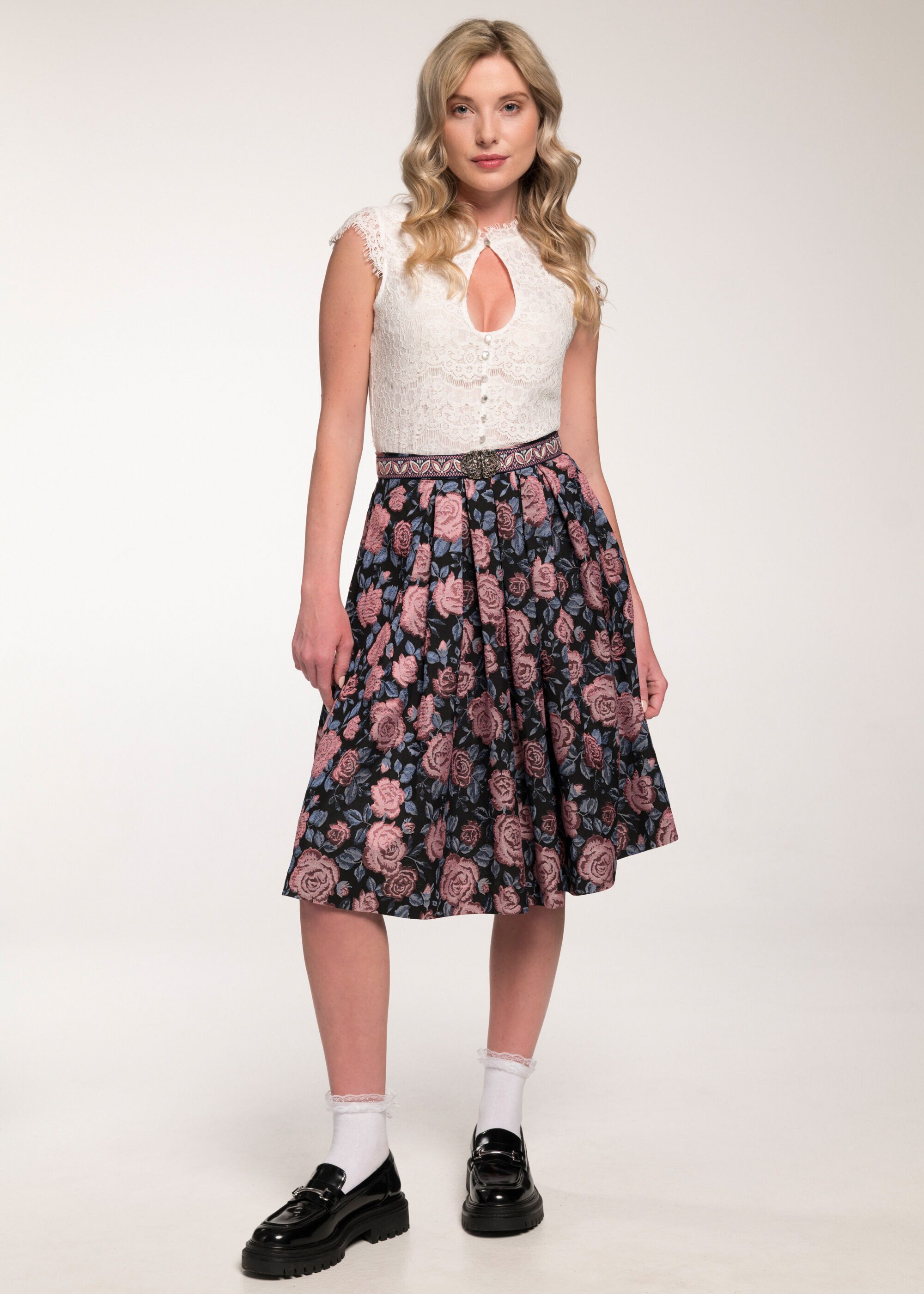 Spieth & Wensky Trachtenrock Gwyneth (1-tlg) mit edler Gürtelschließe günstig online kaufen