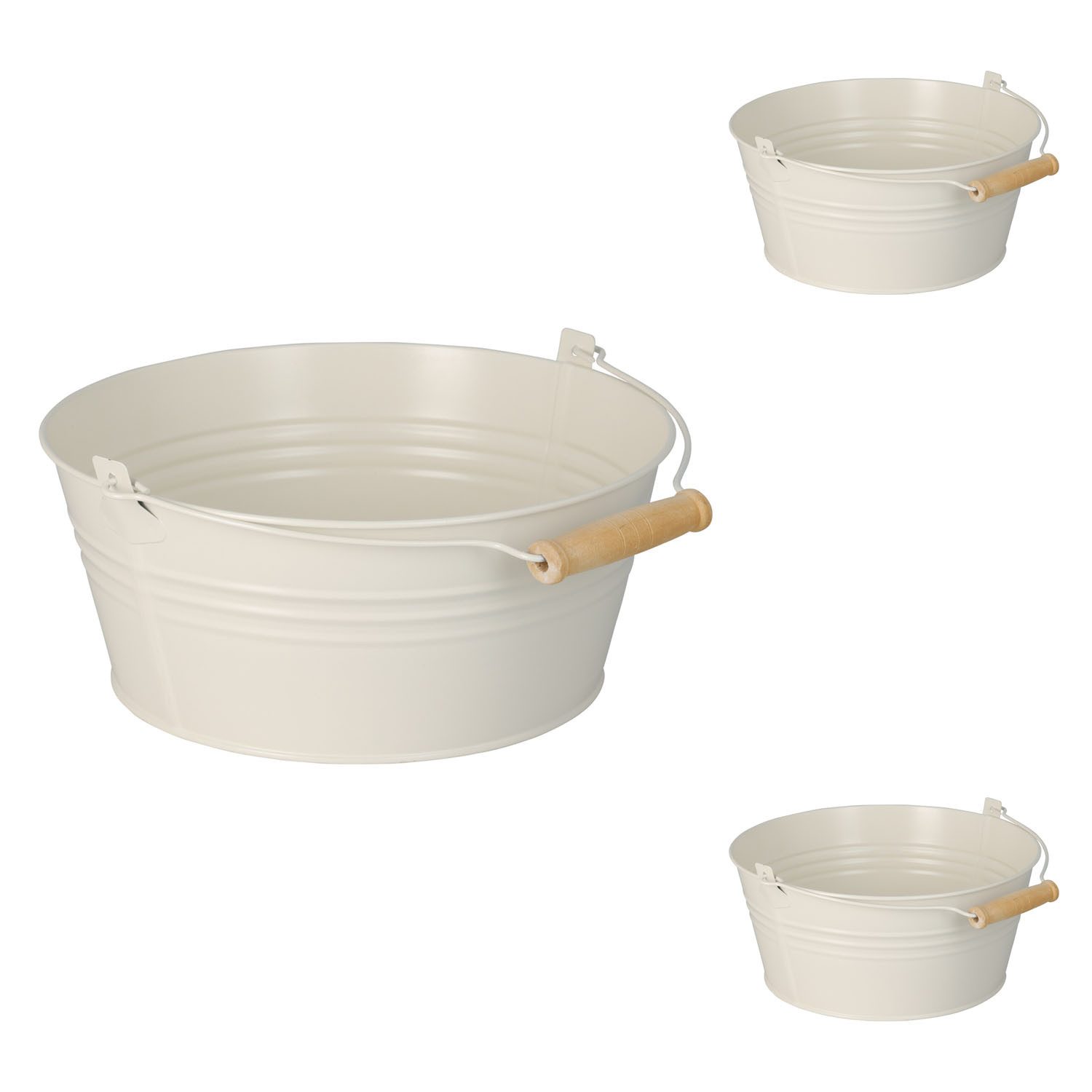 Mojawo Blumenkasten 3x Blumentopf mit Henkel günstig online kaufen