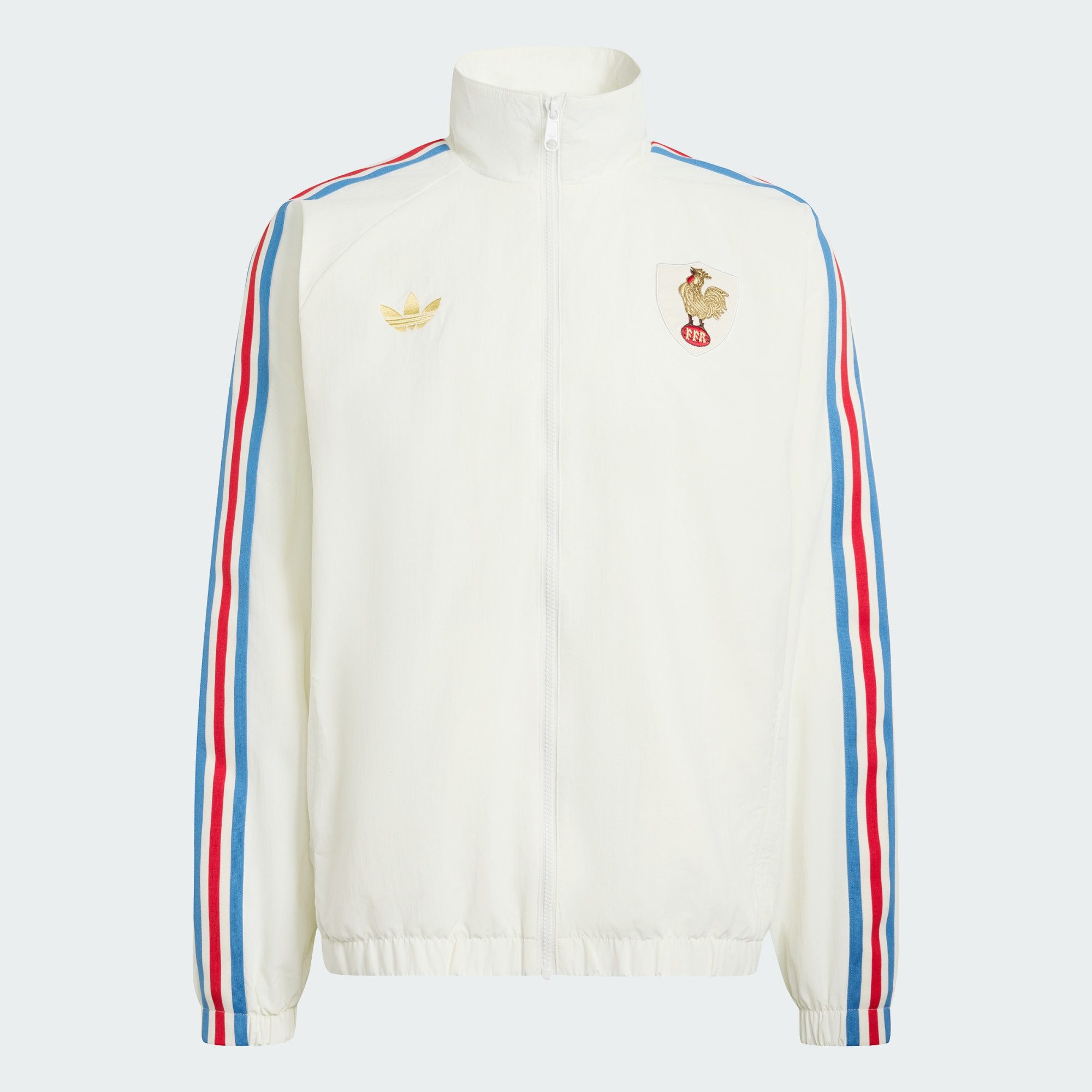 adidas Performance Trainingsjacke FRANKREICH RUGBY 120 YEARS CRUNCH ANTHEM JACKE (1-St)