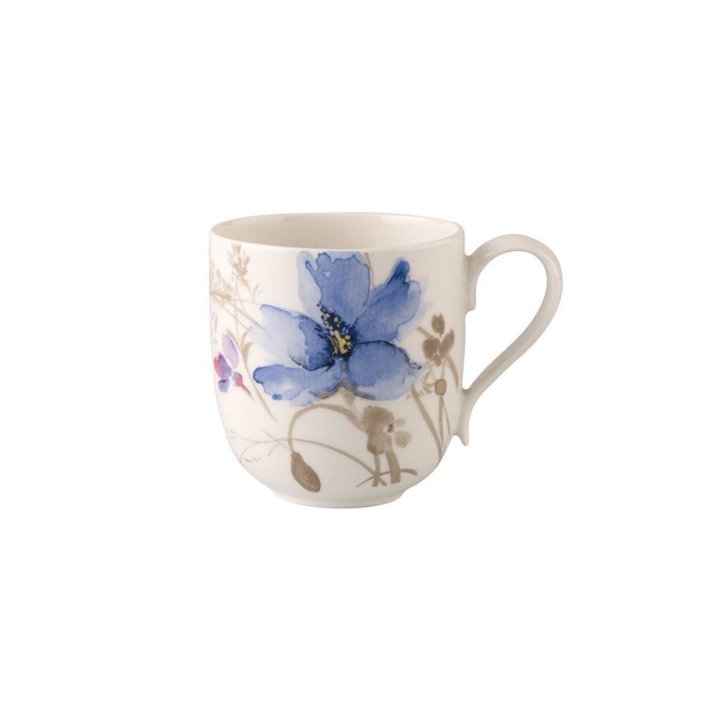 Villeroy & Boch Tasse Mariefleur Gris Basic Kaffeebecher, Porzellan