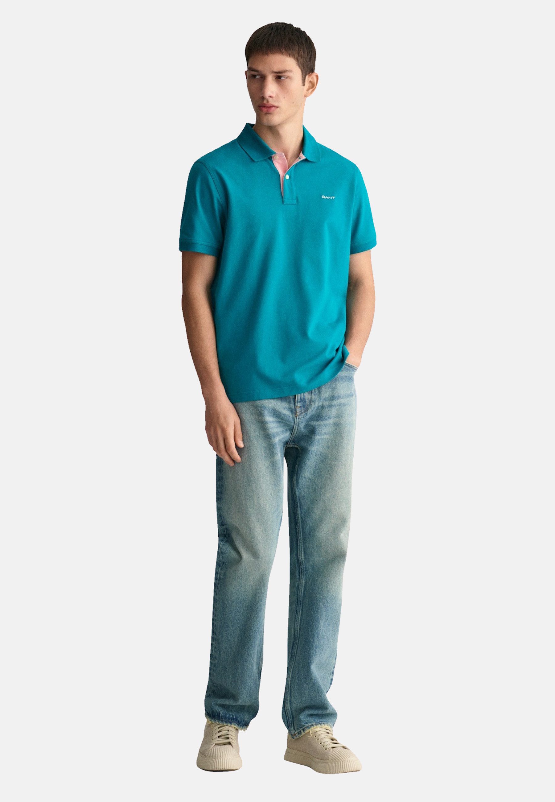 Gant Poloshirt Poloshirt Reg Contrast Pique günstig online kaufen