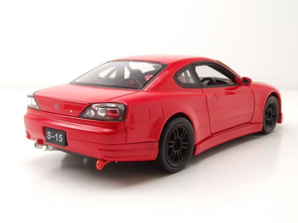 Welly Modellauto Nissan Silvia S-15 1999 rot, Maßstab 1:24