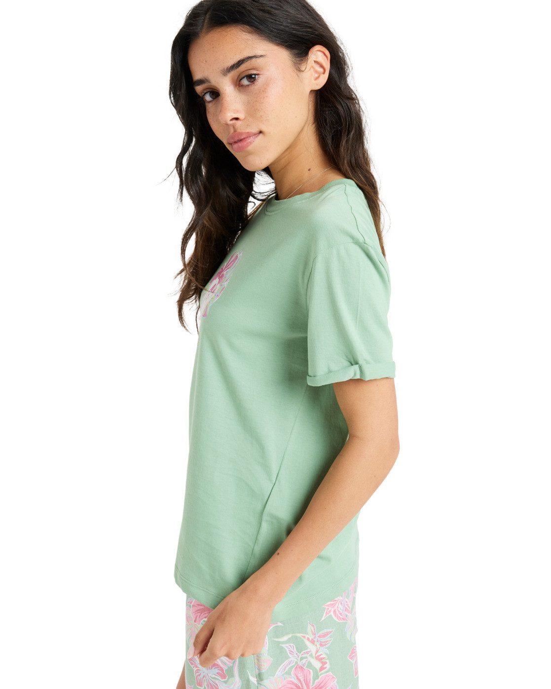 Roxy Shirttop Oceanregular Round Hibiscus
