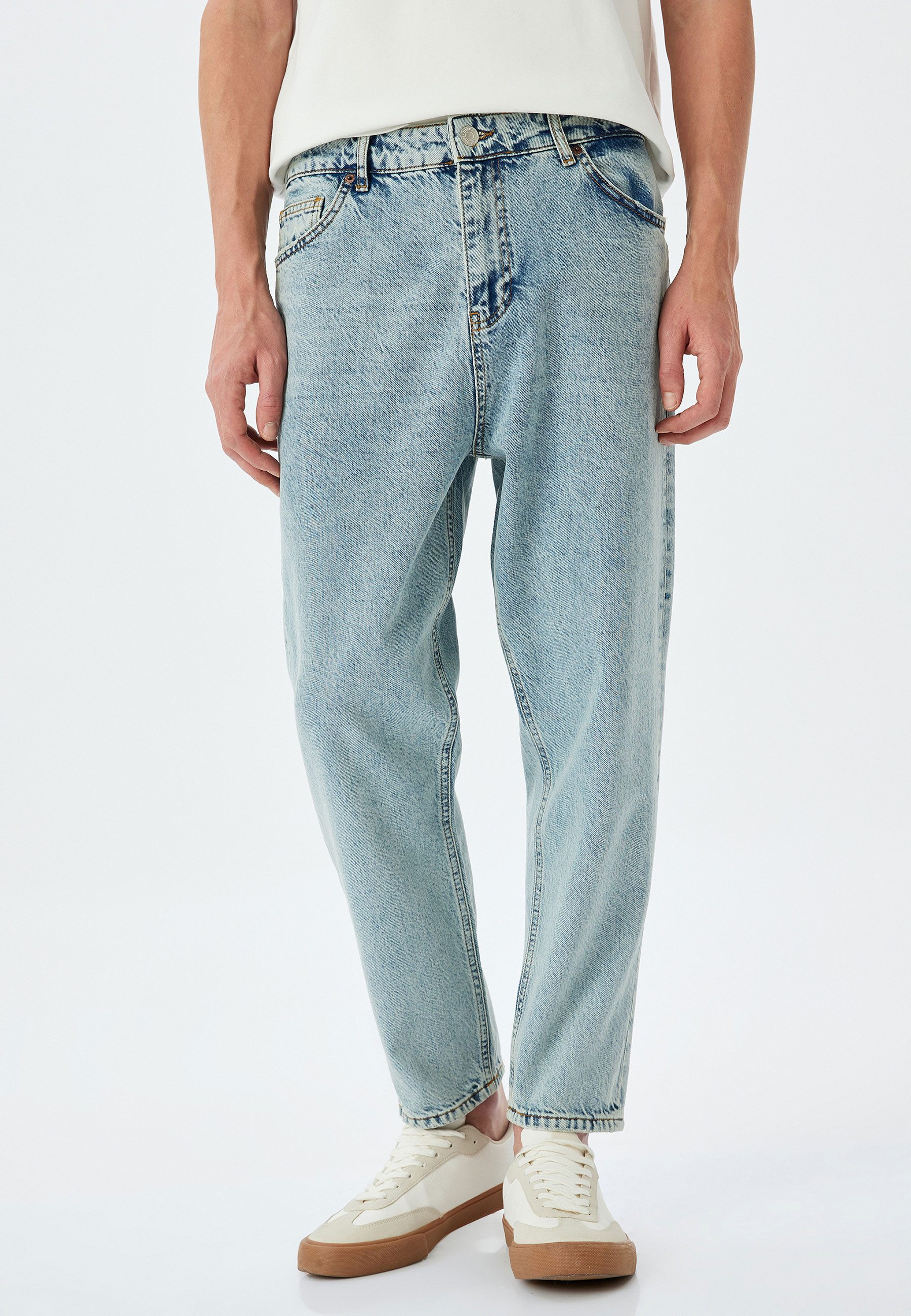 3/4-Jeans Denim Loose Loose-fit-Jeans