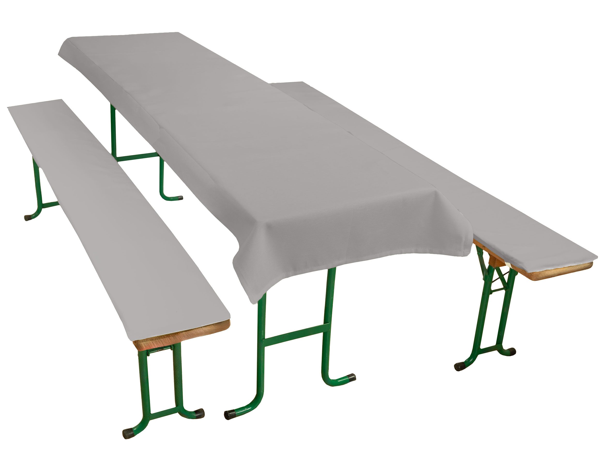 ZOLLNER Bierzeltgarnitur, (3-tlg), 70 x 240 cm, 100% Polyester