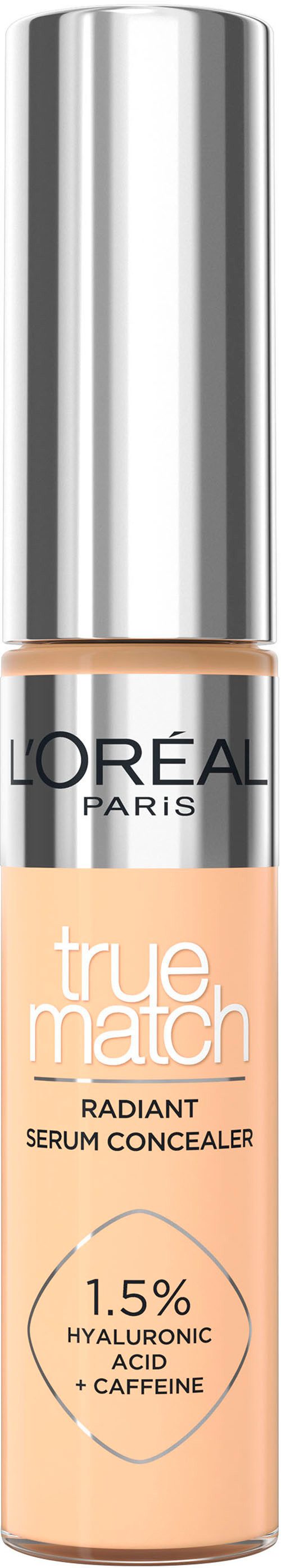 L'ORÉAL PARIS Concealer TRUE MATCH RADIANT SERUM CONCEALER, für ein natürlich strahlendes Hautbild