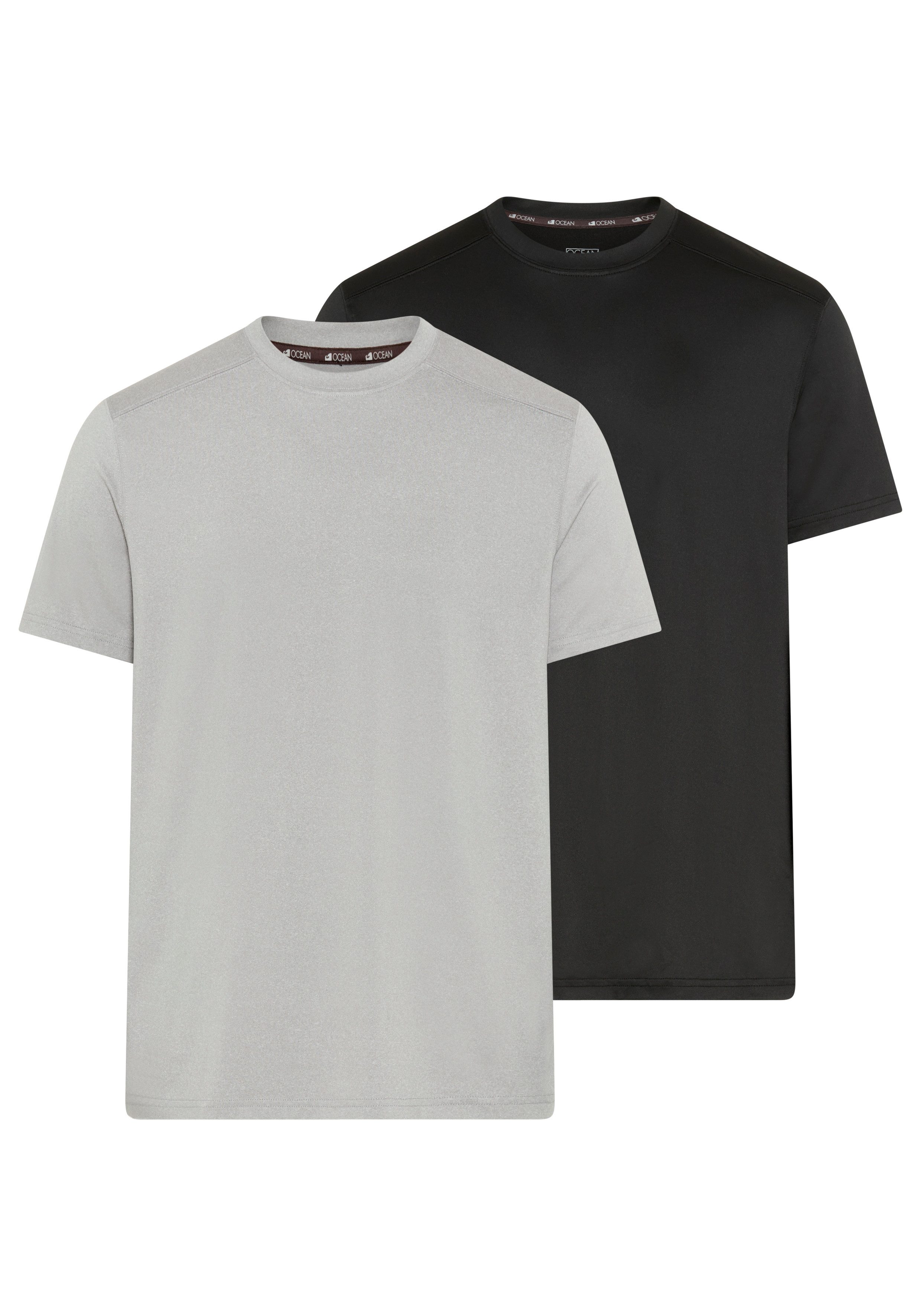 Ocean Sportswear Funktionsshirt atmungsaktiv, quick dry (2er-Pack) schmal geschnitten, Kurzarm, schnell trocknend, unifarben. € 39,99, (€ 20,00 pro 1 Stk).