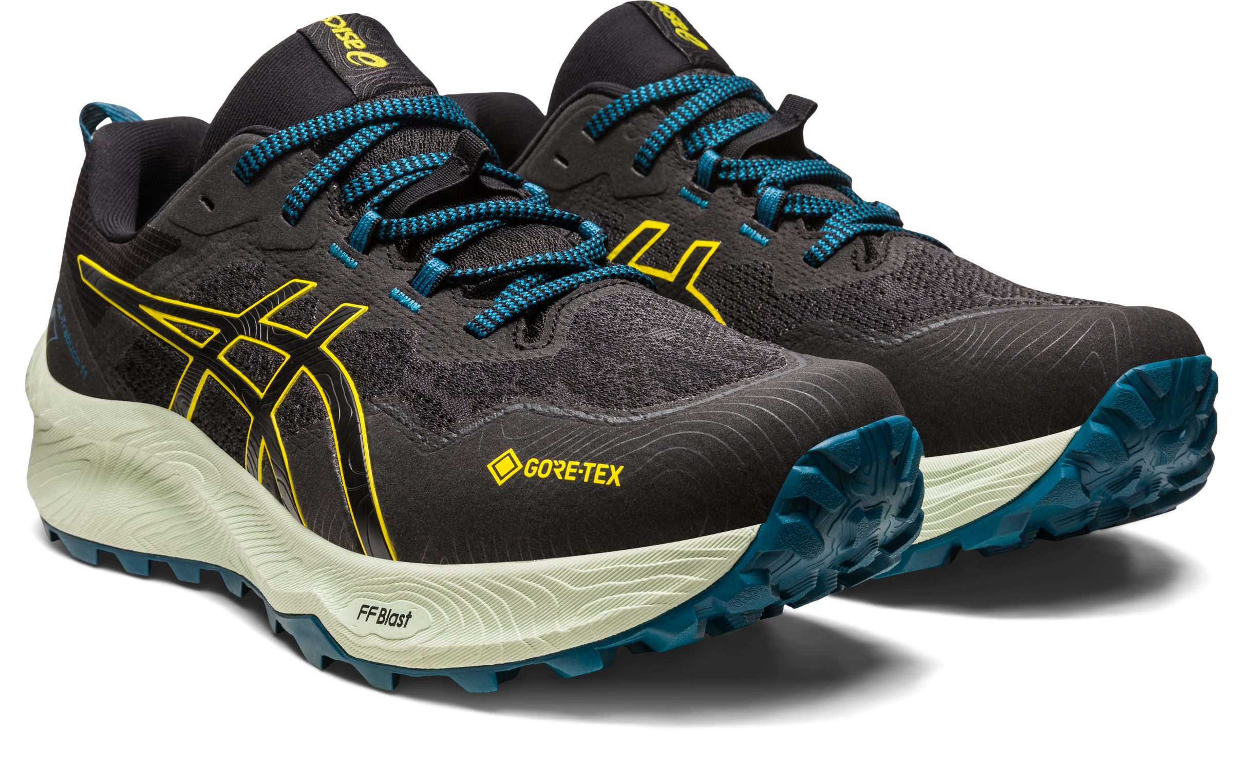 YELLOW Laufschuh 11 Asics GTX BLACK/GOLDEN GEL-Trabuco