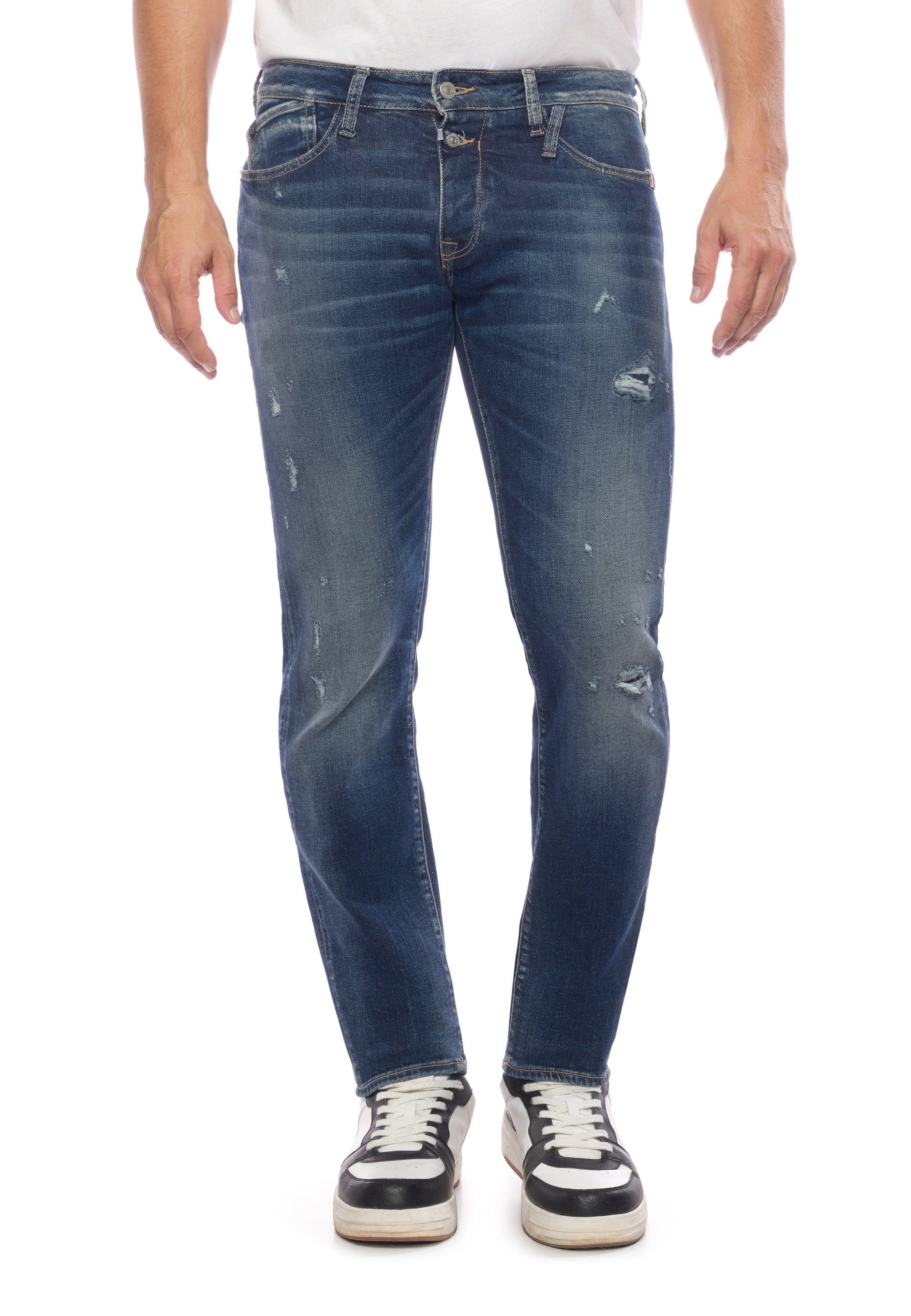 Temps Stoffhose Des Used-Elementen HOMME mit kleinen JEAN TRIOLET Le Cerises