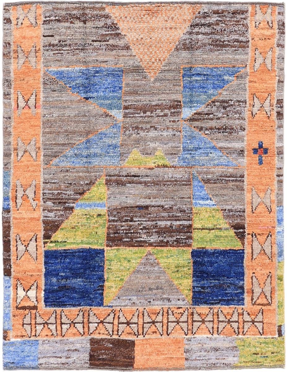 Orientteppich Berber Maroccan Atlas 144x185 Handgeknüpfter Moderner Orientteppich, Nain Trading, rechteckig, Höhe: 20 mm