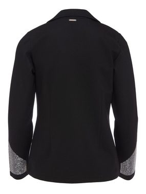 Sarah Kern Jerseyblazer Jackenblazer figurbetont mit Strassdetails