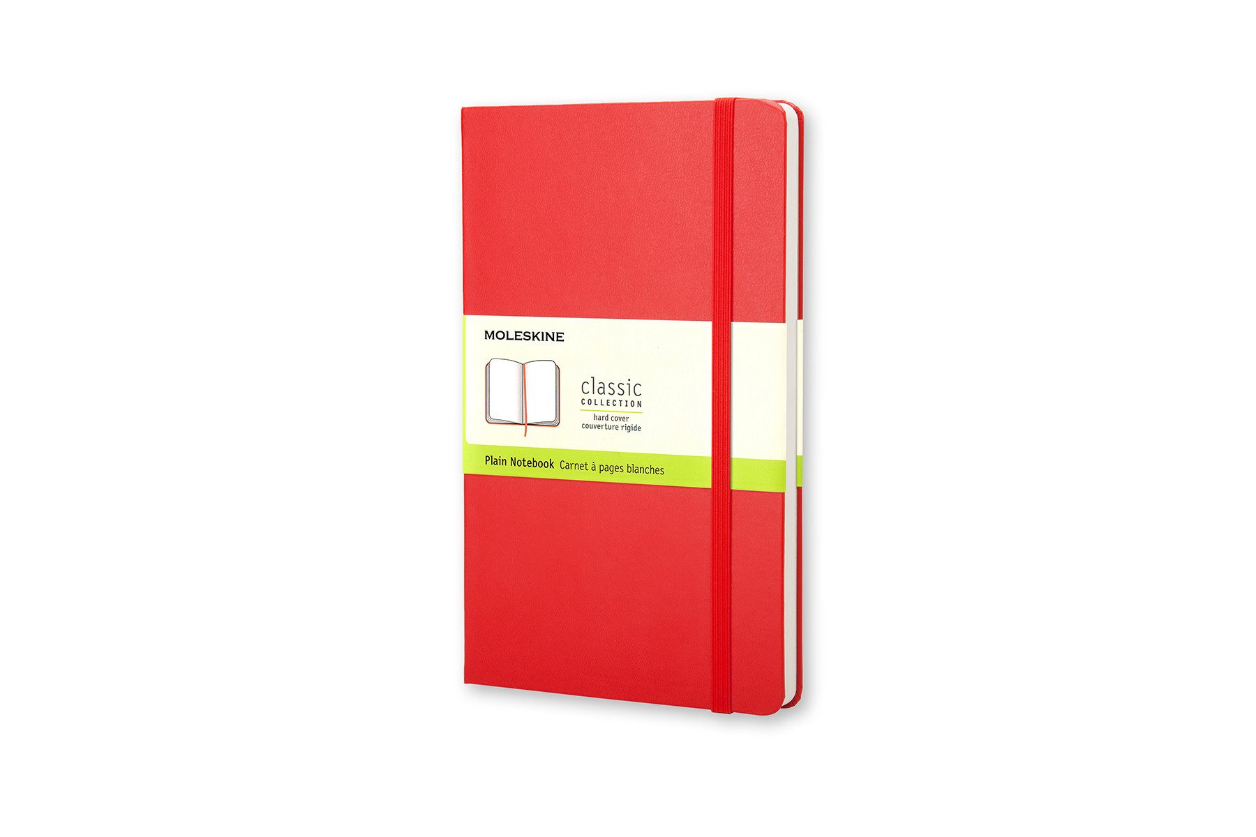 MOLESKINE Notizbuch, Classic Collection L/A5 Groß (13x21) - mit festem Einband - 70g-Papier