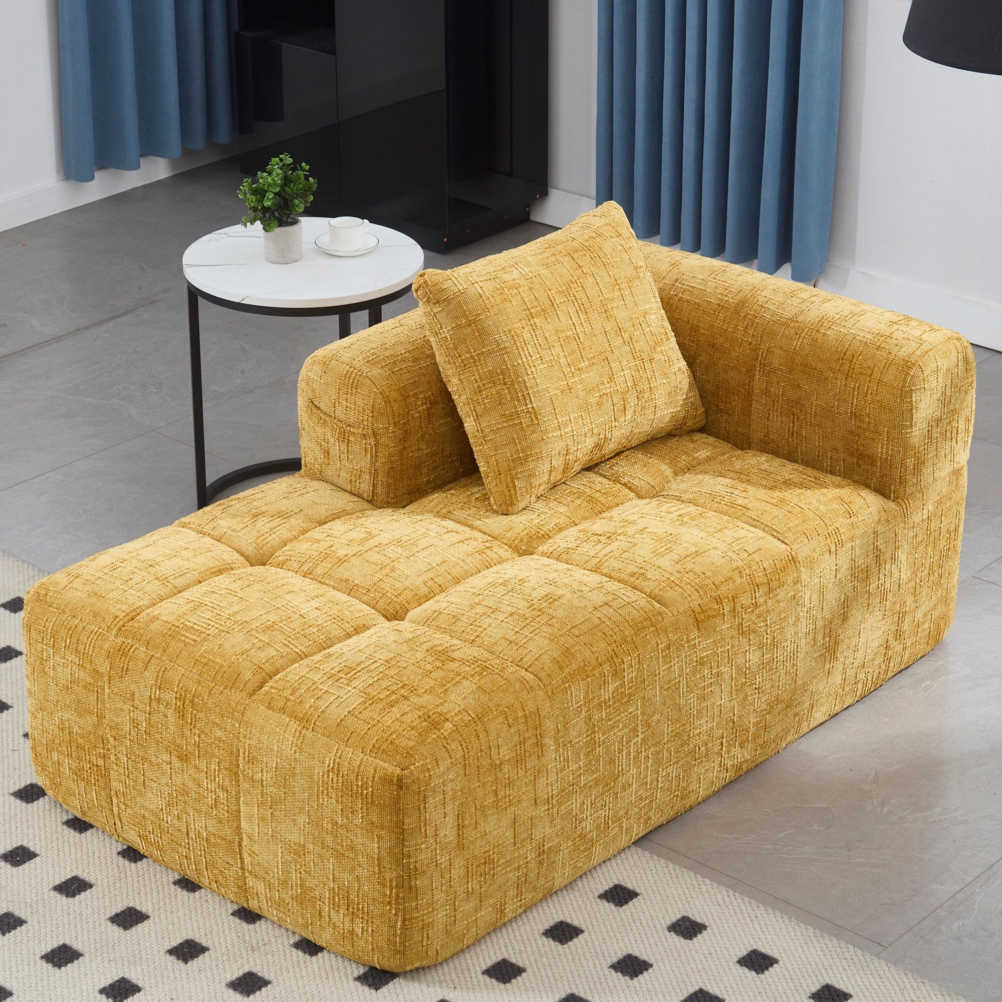 LVHOM Ecksofa Modulares Chaiselongue-Sofa-Set(Polsterliege+Doppelsofa), sep günstig online kaufen