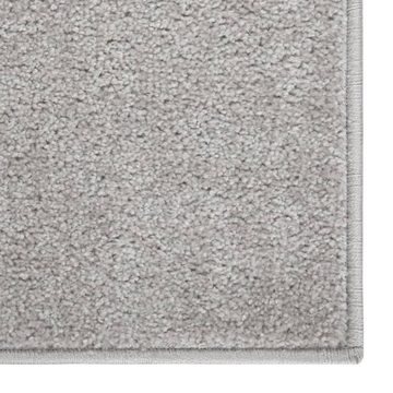 Teppich Kurzflor 80x150 cm Hellgrau, furnicato, Rechteckig