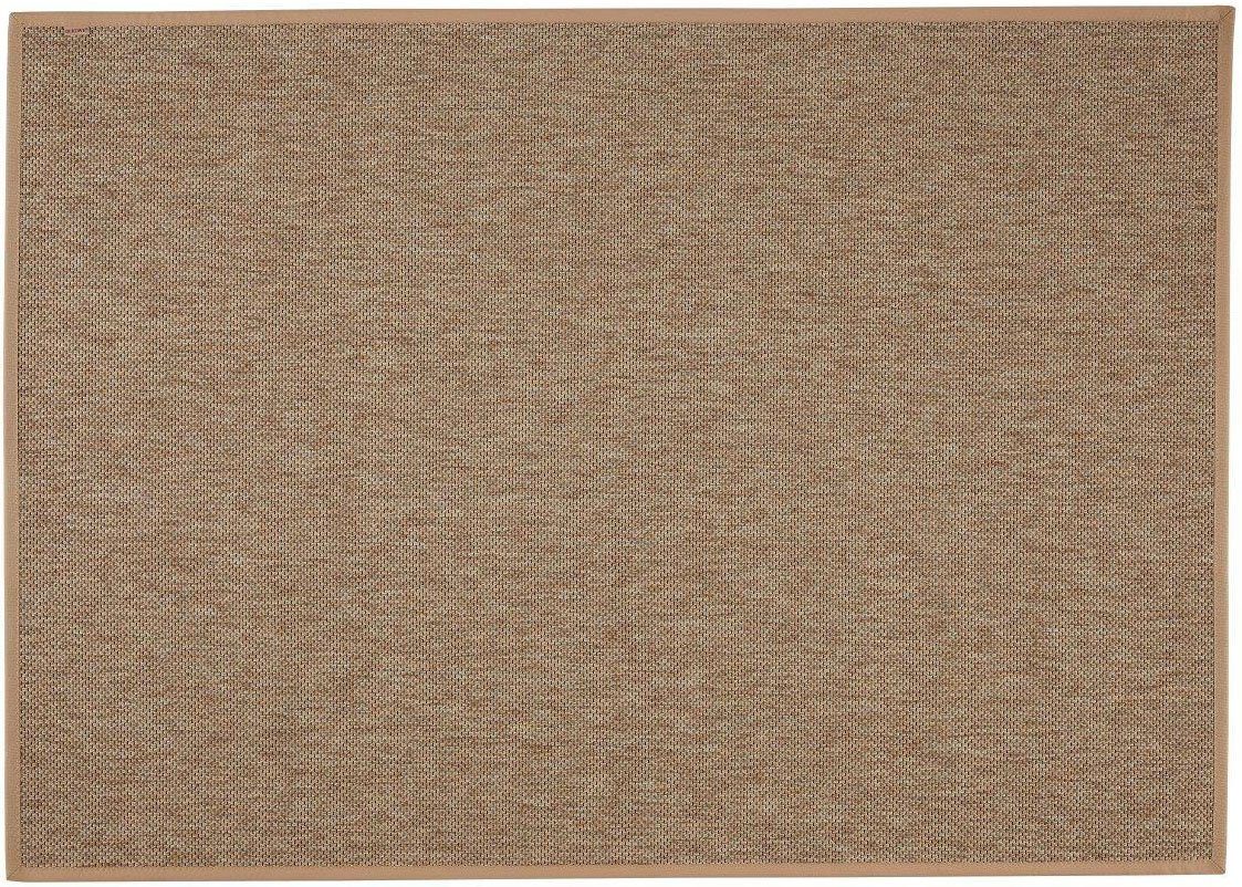 Flachgewebe, Dekowe, meliert, Sisal Prestige, Outdoor 10 mm, und geeignet Teppich Optik, Naturino In- Höhe: camelfarben rechteckig,